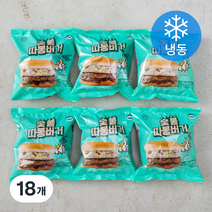 싱글팩토리 숯불 따봉버거 (냉동), 150g, 18개