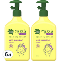 그린핑거 마이 키즈 샴푸, 500ml, 6개