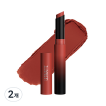 메이블린 뉴욕 얼티매트 더 무드 립스틱 1.7g, 288 마르살라 레드, 2개