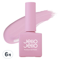 젤로젤로 프리미엄 젤 폴리쉬 10ml, JC-06 터틀미핑크, 6개