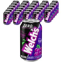 웰치 제로 그레이프맛, 355ml, 30개