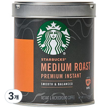 스타벅스 미디엄 로스트 아메리카노 원두커피믹스 캔, 90g, 1개입, 3개
