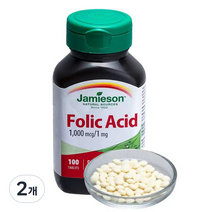 자미에슨 엽산 25g, 100정, 2개, 100정