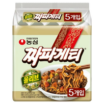 농심 짜파게티 140g, 5개