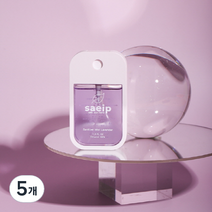 맥시멀라이프 x 새잎 휴대용 손소독제 스프레이 선물용 라벤더, 40ml, 5개