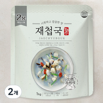 시원하고 깔끔한맛 재첩국 2입, 1kg, 2개