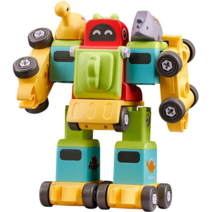[펜타x봇] 키저스 뚝딱뚝딱 다이노 로봇 트레인 공구 놀이 세트, 혼합색상