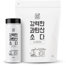 깔끔대장 과탄산소다 450g + 리필 1kg, 1세트