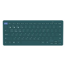 엑토 슬림 키스킨 블루투스 무선 겸용 키보드, BTK-12그린