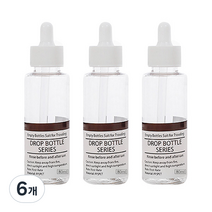 할로뷰티 투명 스포이드 에센스 공병 80ml, 6개