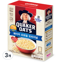 퀘이커 오트밀 오리지널, 1000g, 3개