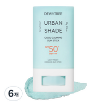 듀이트리 어반쉐이드 쿨카밍 선스틱 SPF50+ PA++++, 20g, 6개
