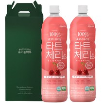 유기농마루 꽃보다 유기농 타트 체리 쥬스 원액 + 선물박스, 1000ml, 2개