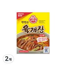 오뚜기 맛있는 육개장, 38g, 2개