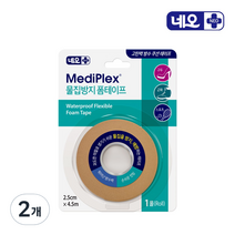 네오 메디플렉스 물집방지 고탄력 폼테이프, 2개