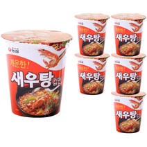 농심 새우탕컵 67gx6개, 6개
