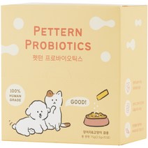 펫턴 반려동물 유산균 프로바이오틱스 2.5g x 30p, 북어맛, 1개