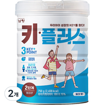 남양유업 키플러스 2단계 청소년 밀크맛, 2개, 750g