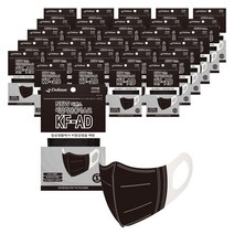 마스크상사 뉴디펜스 비말차단용 새부리형 마스크 중형 KF-AD, 5개입, 40개, 검정색