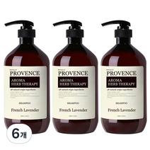 프로방스 프렌치 라벤더 샴푸, 1L, 6개