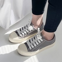 베니바니 레이스업 스티치 캔버스 스니커즈 FT3505