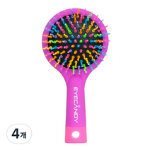 아이캔디 레인보우 볼륨S 헤어브러쉬 M, 바이올렛, 4개