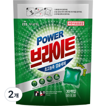 무궁화 파워 브라이트 초고농축 캡슐세제 파우치형, 30개입, 2개