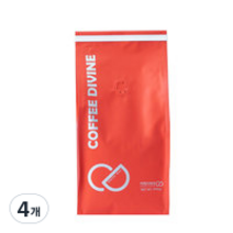 커피디바인 에티오피아시다모 원두커피, 홀빈(분쇄안함), 500g, 4개