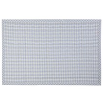 화모 클래식 체크 유아동 순면 누빔 패드, 블루