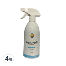 아쿠아버브 살균소독수, 500ml, 4개