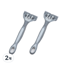 나리 6중 면도기 그레이, 2개입, 2개