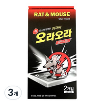 대일제약 쥐자바 오라오라 쥐 포획용 끈끈이 본드, 2개입, 3개