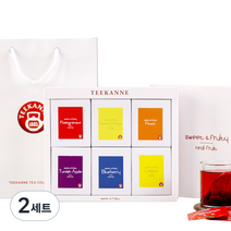 티칸네 프리미엄 과일티 6종 선물세트, 2세트