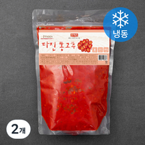 나무새 다진 홍고추 (냉동), 600g, 2개