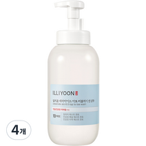 일리윤 세라마이드 아토 버블워시 앤 샴푸, 900ml, 4개