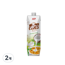 허니트리 리치 코코넛 밀크, 2개, 1000ml