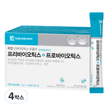 대웅생명과학 프리바이오틱스 프로바이오틱스 모유 유산균, 150g, 4개