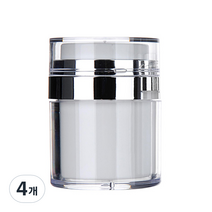 에어리스 백색 진공 크림 용기 30g, 4개