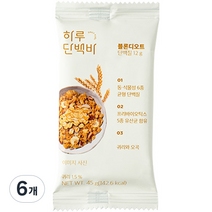 프로틴방앗간 블론디오트 하루 단백바, 6개, 45g