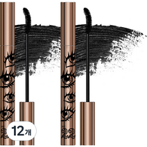 조성아22 동공미인 퍼펙트 롱앤컬 마스카라 6.5g, 블랙, 12개