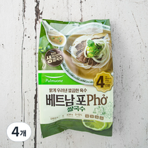 풀무원 베트남 포 쌀국수 4인, 634g, 4개