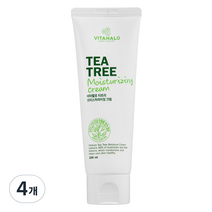 비타할로 티트리 모이스처라이징 크림, 100ml, 4개