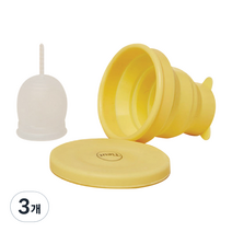 티읕 생리컵, 대형, 1개입, 3개