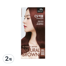 꽃을든남자 CS먹물 프리미엄 헤어 칼라크림, N6(30)자연갈색, 2개