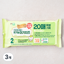 드빈치 유기가공식품 인증 아기치즈 2단계 20매, 360g, 3개