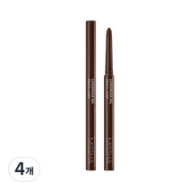 미샤 롱웨어 젤 펜슬 라이너 0.14g, 브릭 브라운, 4개