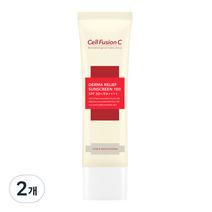 셀퓨전씨 더마 릴리프 썬스크린 100 SPF50+ PA++++, 50ml, 2개