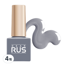 디어러스 원스텝 젤네일, D581 그레이에이드, 5ml, 4개