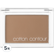 미샤 코튼 컨투어 팩트 셰이딩 4g, 슈가 토스트, 5개