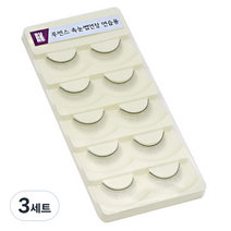 루벤스 속눈썹연장 연습용 6mm 5p세트, 3세트